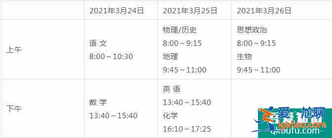 南京市2021屆高三第二次高考模擬考試安排出爐！？