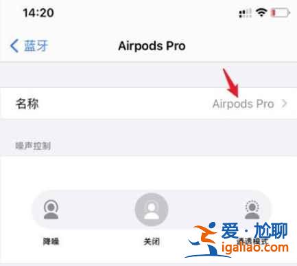 airpods pro在哪改名？