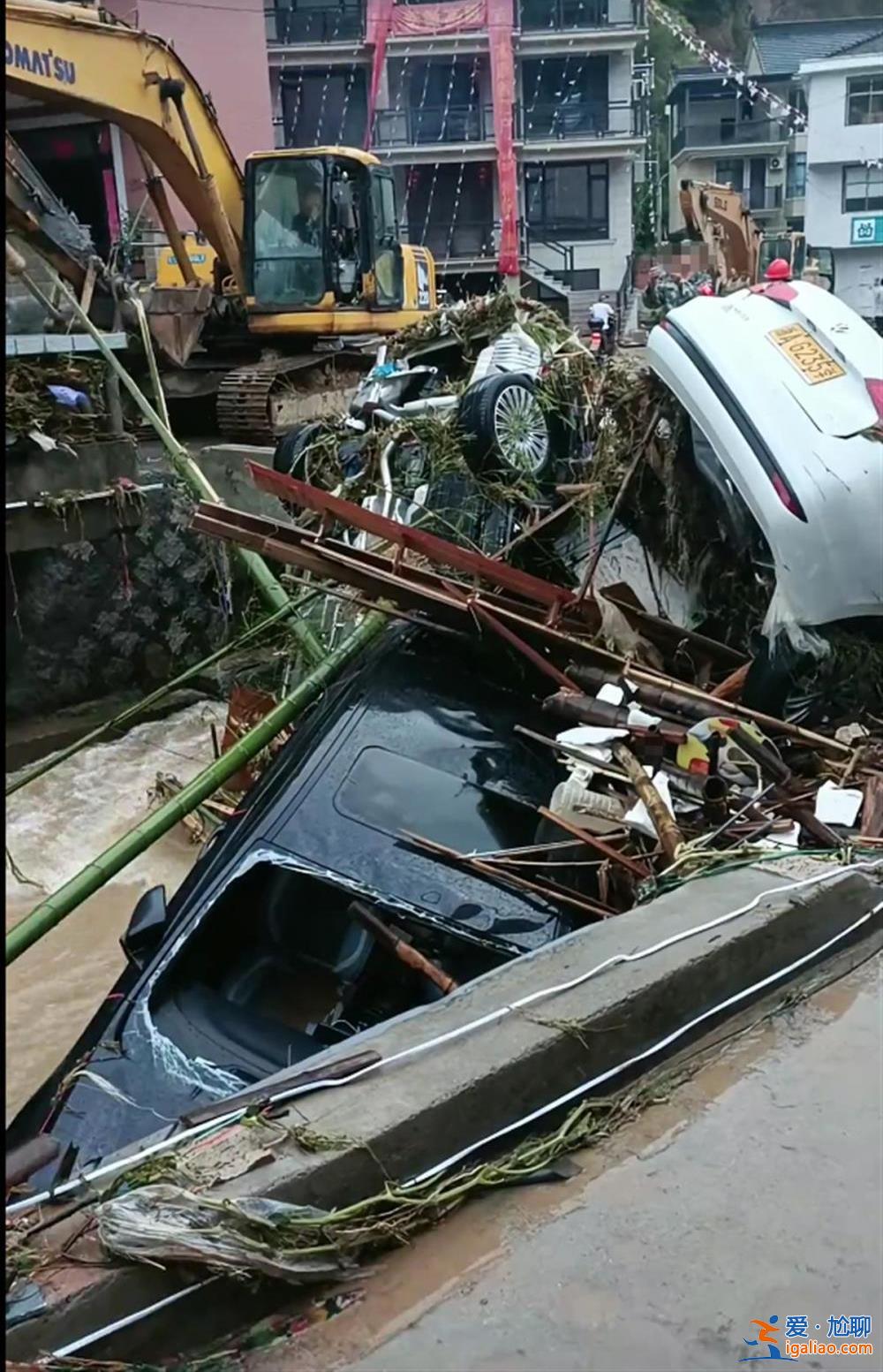 浙江杭州富陽暴雨引發(fā)洪水 致5人身亡2人失聯(lián) 當?shù)囟嗖块T正展開搜救？