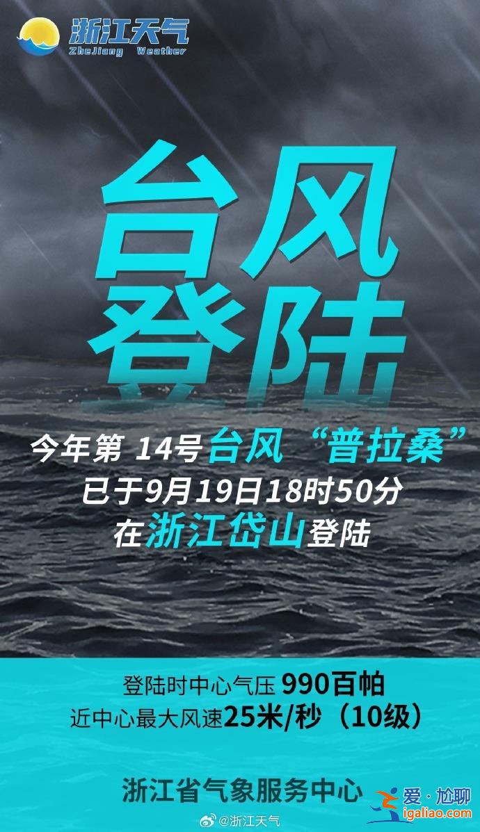 臺風“普拉?！敝行囊言谡憬凵窖睾５顷?最大風力10級？